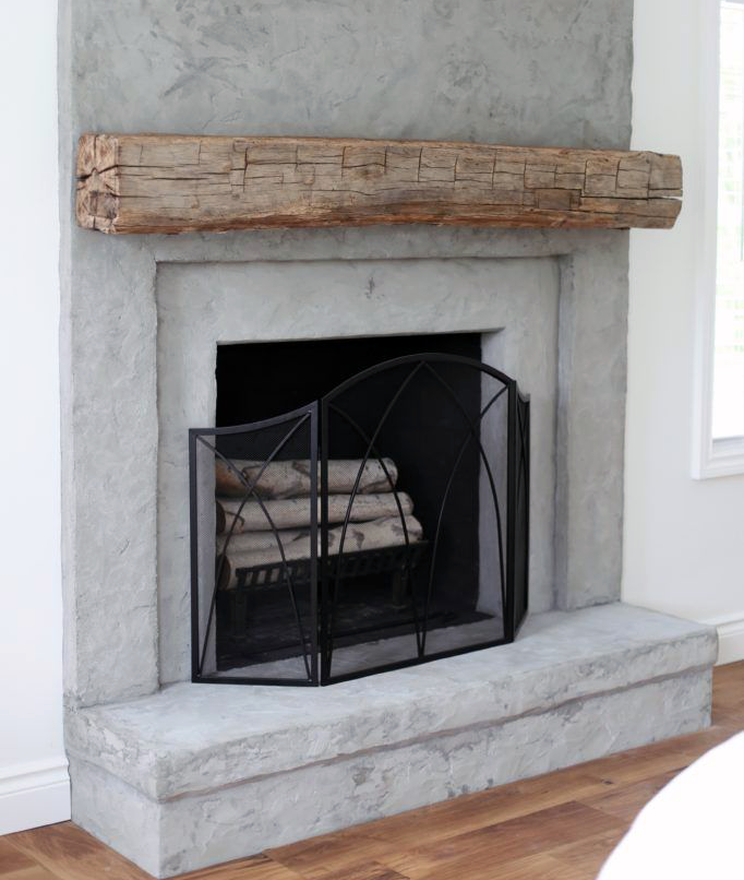 Solid Wood Fireplace Mantel CLT WOOD