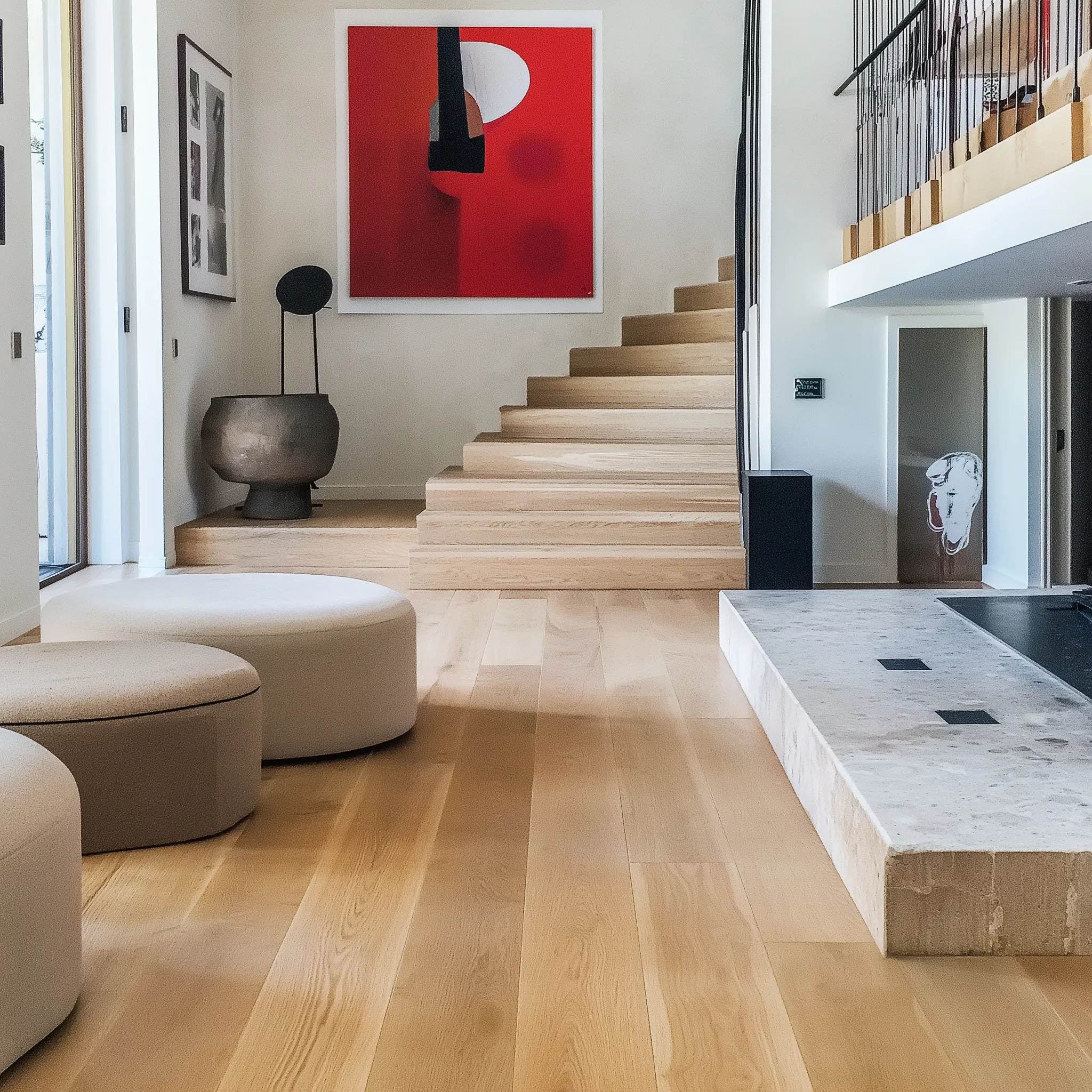 Los Angeles White Oak Flooring - 9 in wide plank